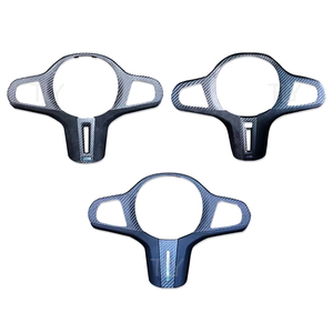 Placa embellecedora de fibra de carbono para <span class=keywords><strong>volante</strong></span>, cubierta Interior para BMW M3 M4 M5 M6 M8 X3M X4M X5M G20 G30 G28 G38 1 2 3 4 5 6 7 Series - Product Image 3