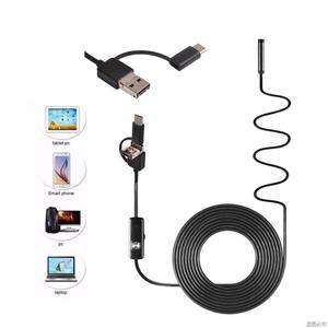 Waterdichte Ip67 8Mm 3in1 Endoscoop Voor Android Usb-Netwerk Met Zachte Kabel Voor Inspectie 1/<span class=keywords><strong>5</strong></span> \ "Cmos - Product Image 1