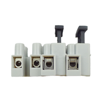 BELEKS 450V Bloque de Terminales de Fusibles de Empalme Fijo 5x20mm, Portafusibles con Carcasa PA66 (V2) y Contacto de Cobre, con Protector de Cable