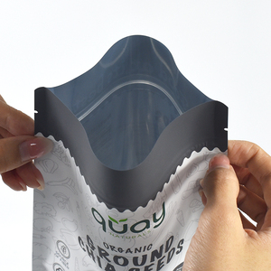 Customed Design Soft Touch finitura Food Stand up Pouch con chiusura normale per semi di Chia macinati sacchetti di Mylar - Product Image 5