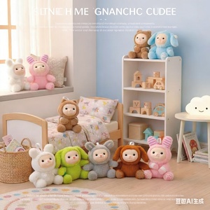 Robot Lapin en Peluche Intelligent Interactif avec Yeux LED et Commande Vocale, Jouet Rechargeable par USB, Compagnon pour Garçons et Filles, Cadeau/Objet Connecté pour la Maison - Product Image 5