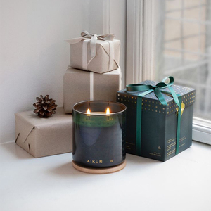 AIKUN OEM Manufacturer Premium <b>Large</b> <b>Jar</b> Customizable Scented Candle for Bedroom Relaxation Yoga Studio - Product Image 1