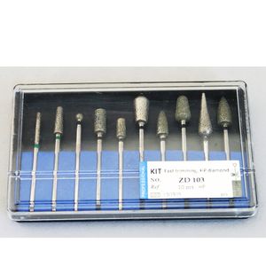 Fraises diamantées dentaires Coupe rapide Fraise de meulage HP Tige pour bijoux en plastique Pierres - Product Image 6