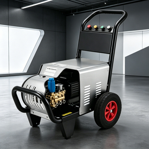 Hidrolavadora de Alta Presión para Lavado de Autos, Construcción Metálica, Limpieza y Pulido con Agua Fría, 4000W 4HP, Limpia Eficazmente - Product Image 5