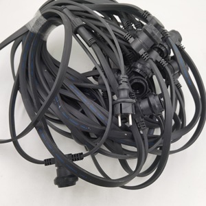 E27 <b>Led</b> <b>Light</b> Strings Flat <b>Wire</b> 50000 Hours Lifespan For Indoor Outdoor Decoration - Product Image 4