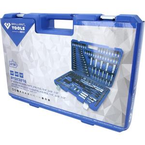 BRILLIANT TOOLS - BT023216 Jeu de douilles 1/4 '', 3/8'', 1/2 ''(216 pièces) -ENSEMBLES DE CLIQUET ET DE DOUILLES EAN 4042146777695 1/2" - Product Image 4