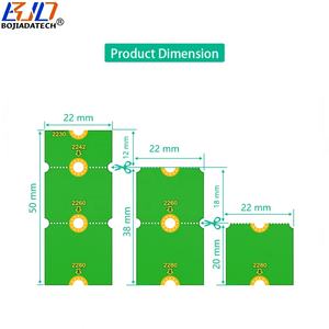 ขายึด <span class=keywords><strong>M</strong></span>.<span class=keywords><strong>2</strong></span> NGFF NVMe SATA M2 SSD กรอบรองรับ2260 2242 2280 - Product Image 2