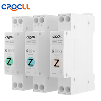 Disjoncteur intelligent Tuya compatible Wi-Fi, unipolaire, protection contre les surtensions et les sous-tensions, courant réglable, PA66 Li