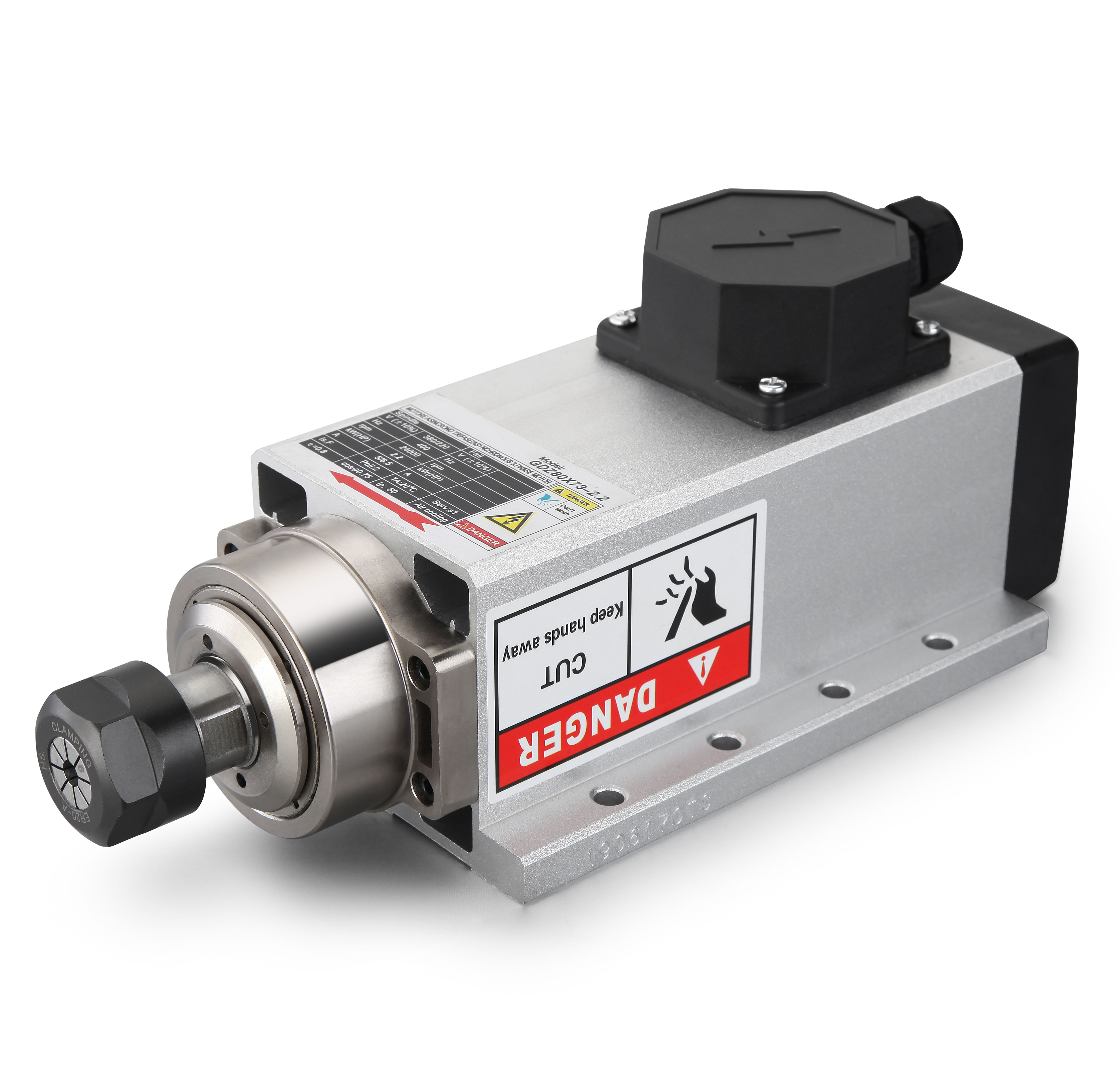 ココネルエアー GDZ80*73-2.2 2.2kw Air Cooled Spindle Motor for CNC Tools