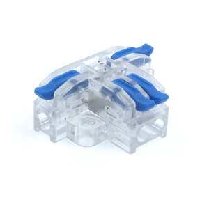 Conector de cable tipo T de 3 <span class=keywords><strong>v</strong></span>ías al por mayor de fábrica, certificado CE, 32A 250V, bloque de terminales de empalme rápido, precio a granel para energía - Product Image 2