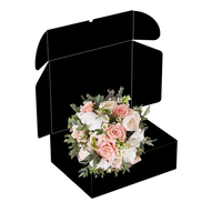 Boîte d'emballage de fleurs pour la Saint-Valentin, boîte cadeau de roses pour Thanksgiving et la fête des mères, papier romantique de luxe pour l'emballage des fleurs