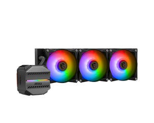 Refroidisseur liquide MSI MAG CORELIQUID M360 360 mm pour processeur, refroidisseur d'eau, refroidissement par eau, <span class=keywords><strong>PC</strong></span>, jeu liquide - Product Image 2