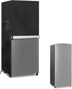 Couvercle de congélateur vertical Couvercle de réfrigérateur Couvercle de réfrigérateur extérieur étanche avec double fermeture à glissière pour congélateur compact debout