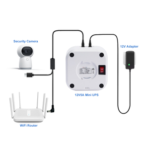 <span class=keywords><strong>Mini</strong></span> UPS intelligent 12V 5A 77.7Wh, batterie de secours pour routeur WiFi, ONT, appareils IoT, solution d'alimentation - Product Image 3