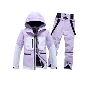 Traje <span class=keywords><strong>de</strong></span> Esquí Transpirable para <span class=keywords><strong>Mujer</strong></span>, <span class=keywords><strong>de</strong></span> una Pieza, para Invierno, para Snowboard, Impermeable, con Logotipo Personalizado, Chaqueta y Pantalón para la <span class=keywords><strong>Nieve</strong></span> - Product Image 2