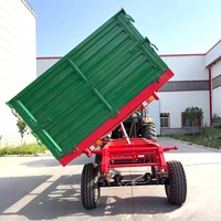 Mini hydraulische kiepwagen compacte landbouw kiepwagen kleine draaicirkel voor boomgaard kas fruit groente transport
