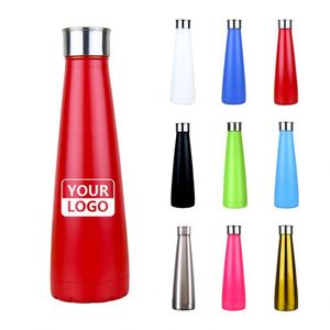 Custom Stainless Steel Double Wall <b>Thermos</b> <b>Cup</b> Sports Water Bottle Pyramid Triangle Vacuum <b>Cup</b> Drink <b>Cup</b> with Logo - Product Image 1