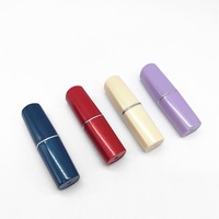Boîte de rangement créative camouflage en forme de rouge à lèvres, pour médicaments et objets, avec compartiment secret de dissimulation, mini portable, pour dissimuler l'argent
