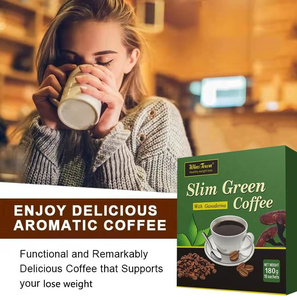 Private Label Slank Groene Koffie Natuurlijke Dieet Instant Koffie voor Gewichtsverlies Beauty Product Ganoderma Matcha Groene Koffie - Product Image 3