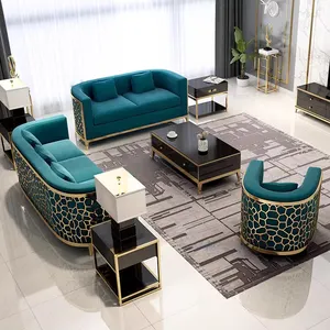Assento Design Sala de estar Modern Luxury Lounge Sofa Home Furniture Sets Atacado Últimas Sofá 1 2 3 Sofá Secional Especial