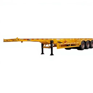 Semi-remorque squelette économique à 3 essieux, très demandée sur le marché africain, avec suspension robuste pour le <span class=keywords><strong>transport</strong></span> de marchandises local en Afrique - Product Image 2