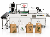 Machine d'impression jet d'encre UV industrielle pour sacs en kraft, sacs blancs, sacs de courses, impression de motifs et logos personnalisés, vente directe usine