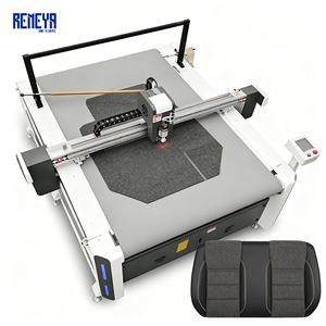 เครื่องตัดพรมปูพื้นรถยนต์อัตโนมัติเต็มรูปแบบ REMEYA CNC รับประกันสามปี ใบรับรอง CE ชิ้นส่วนหลัก ปั๊ม มอเตอร์ - Product Image 1