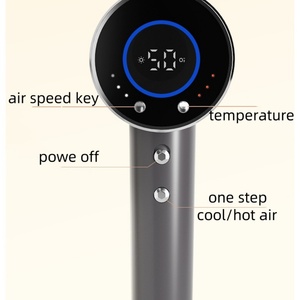 Professional Hair Dryer 3 Speeds Temperature One <b>Step</b> Cool Shot 110000rpm High Speed Ionic Blow Dryer Set With LCD Display - Product Image 3