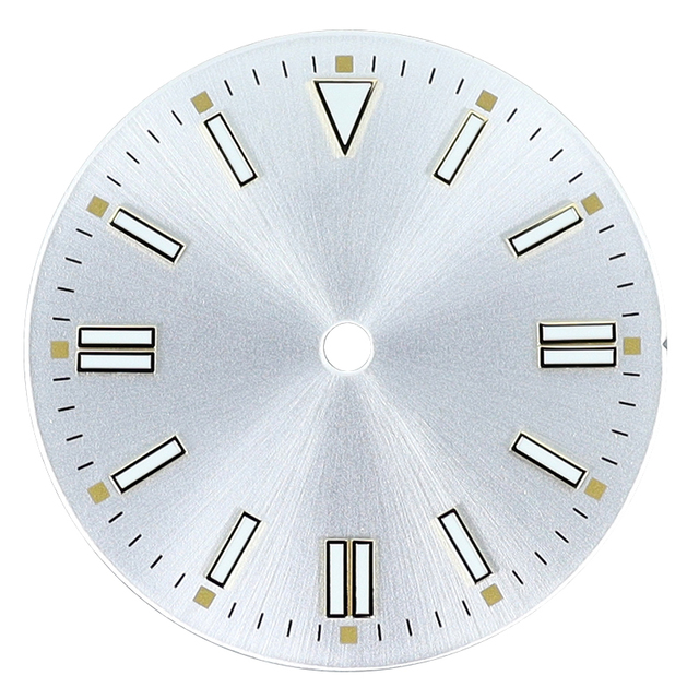 High Quality 28.5mm Watch Dial With White Filling Super Luminous Index Suitable for Seiko Nh34 Nh35 Nh36 Miyota 8215 Movement