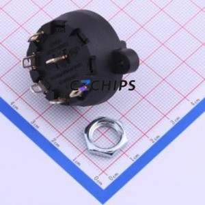 MFR01-A2M03L4AS-R Rotary Switch Through hole Component (THT) Switch 4 Flat Type Solder Tab 100000 - Product Image 2
