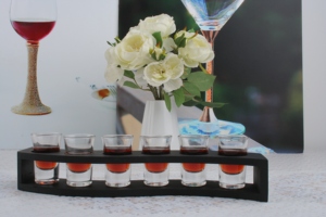 Vaso de Vidrio Personalizado para <span class=keywords><strong>Mezcal</strong></span>, 3 oz / 1.5 oz / 1 oz, México, Sublimación, Juego de 6 Vasos de Chupito con Soporte de Madera - Product Image 3