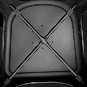 Sillas de Comedor de Acero For Basics, Muebles para el Hogar, Fáciles de Montar, Apilables para Interiores/Exteriores, Color Negro Mate, Paquete de 4 - Product Image 6