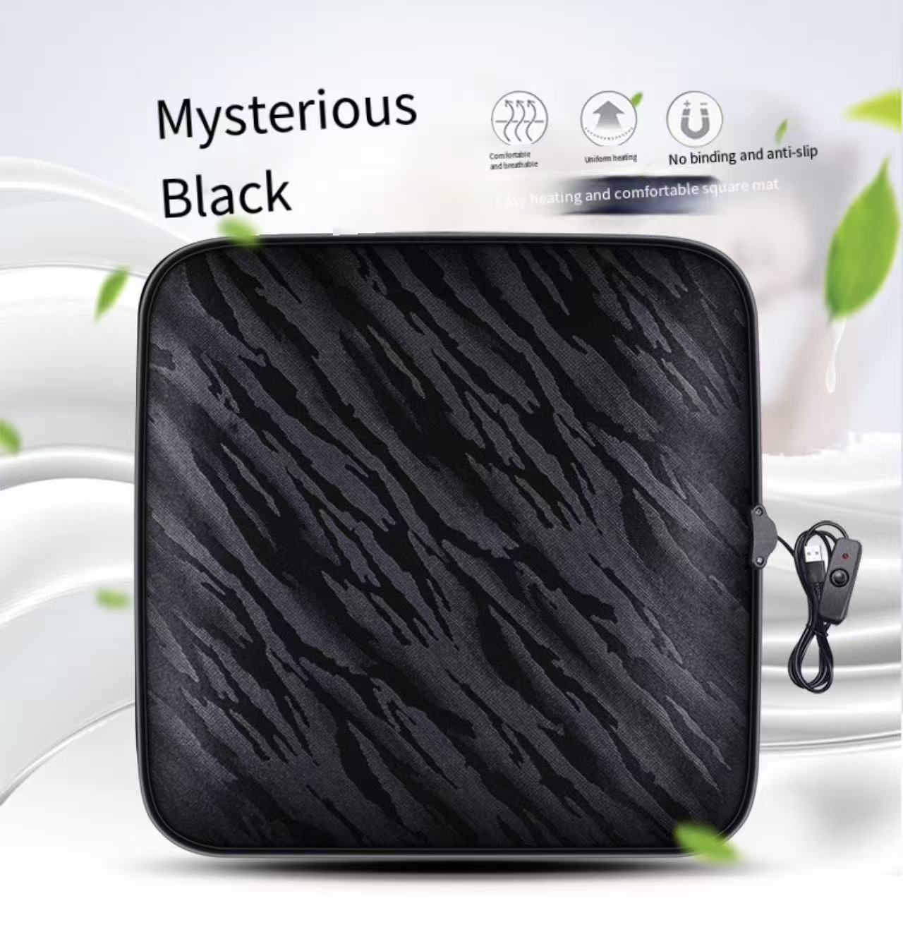 Mystérieux Noir Petit Pad Carré USB - 5V/2A