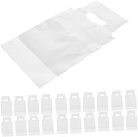 Sacs PE à poignées pour café à emporter et champagne - Épaisseur personnalisée, HDPE, couleur personnalisée, impression de logo pour restaurants et commerce de détail