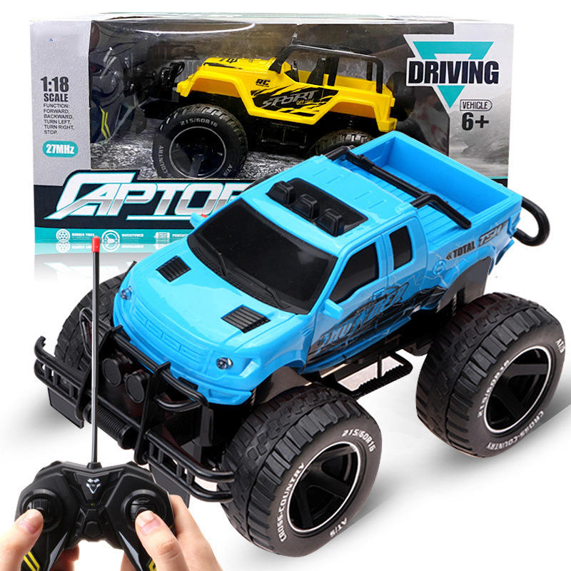 Camioneta pickup azul de 19 cm - Batería no incluida - Caja a color con ventana.