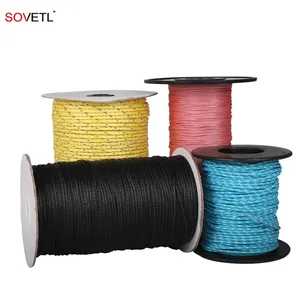 Customized 2-8mm Dyneemas Braided UHMWPE Rope Ultra-high Strength Sail Camping Hammock Climb Cord For Outdoor