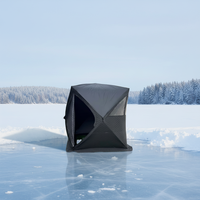 Tente de sauna vapeur portable Warmfire, une chambre, tissu Oxford, imperméable >3000 mm, pour 6 personnes, cube pop-up, ouverture rapide automatique