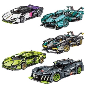 1:14 Scale Supercar Building Blocks Plastic Bricks Set 7101 <strong>City</strong> Sports Car Construction Toy Educational Toy for Kids Ages 14+ - Product Image 2