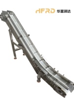 Petit Convoyeur à Chaîne Électrique Mobile pour Levage/Ascension/Inclinaison, Équipé d'un Noyau de Roulement en Caoutchouc et d'une Bande Transporteuse en PVC/PU