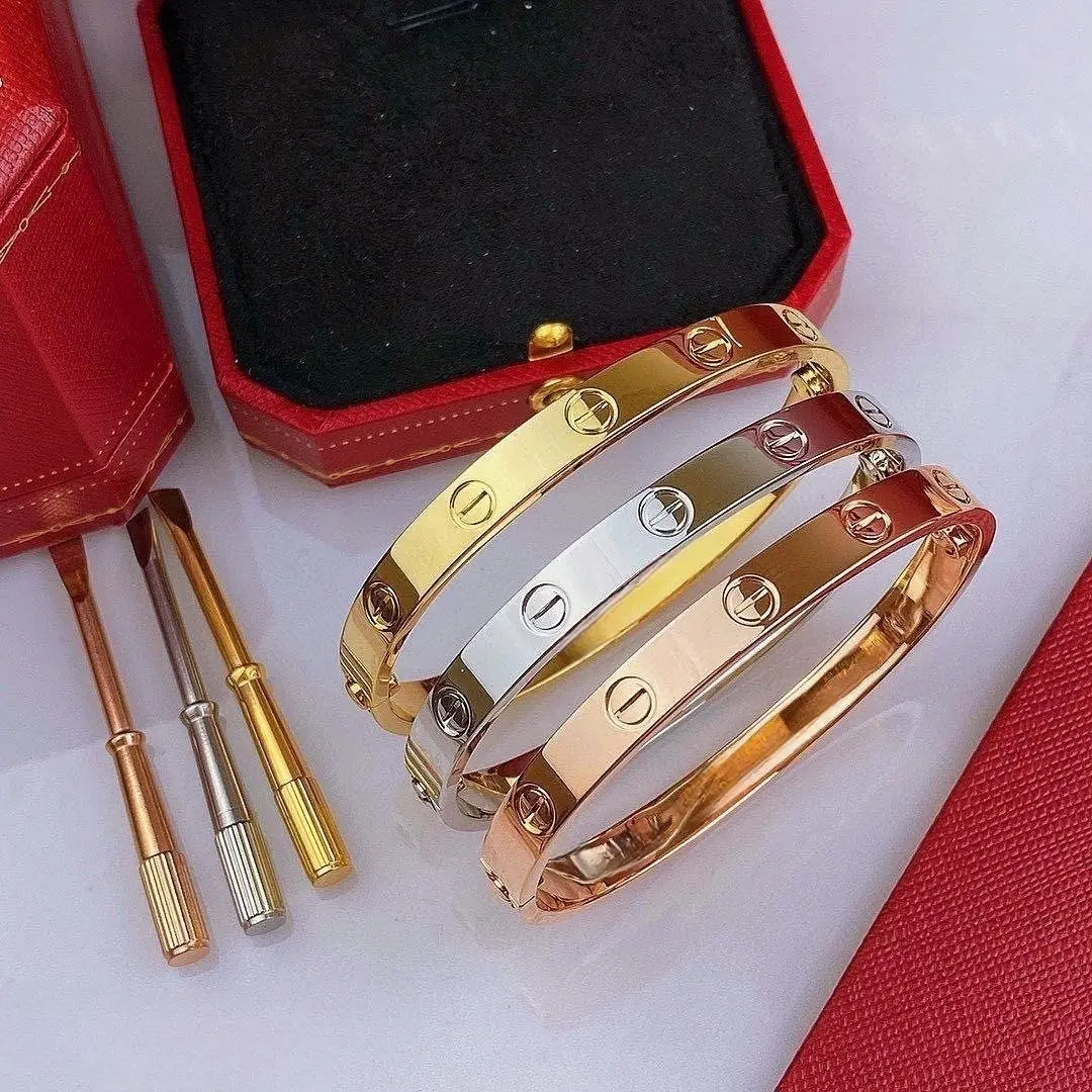 Не аллергия не выцветает 18K позолоченные браслеты с застежкой из розового золота для ювелирных подарков
