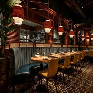 ร้านอาหารคลับ ตกแต่งภายในแบบเต็มรูปแบบ ออกแบบเฟอร์นิเจอร์ตามสั่ง ตกแต่งภายในเชิงพาณิชย์ ตกแต่งเคาน์เตอร์บาร์ ตกแต่งร้านค้า ปรับปรุงร้าน - Product Image 4