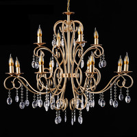 Lustre en cristal décoratif élégant pour salle de mariage avec plafonnier électrolytique et rideaux perlés