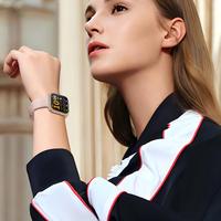 Reloj Inteligente Deportivo Rectangular para Hombre y Mujer, Llamadas por Bluetooth, Asistente de Voz, Más de 100 Modos Deportivos, Multi Idioma, Resistente al Agua IP67