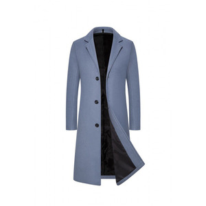 <span class=keywords><strong>Manteau</strong></span> en laine pour <span class=keywords><strong>homme</strong></span>, automne et <span class=keywords><strong>hiver</strong></span>, long, uni, épais, trench-coat pour <span class=keywords><strong>homme</strong></span> - Product Image 4