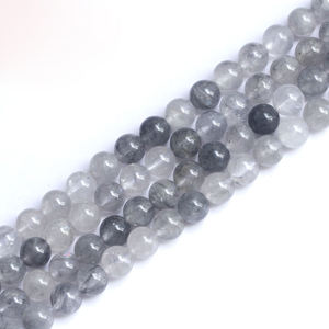 8mm runde plain natürliche bewölkt quarz edelsteine edel edelstein perlen - Product Image 3