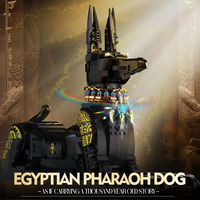 DK 7066 Modelo de exhibición de perro faraón egipcio, creativo y técnico, MOC, juguetes de construcción DIY, regalo para niños, sets de bloques de construcción