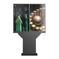 Promotion : Écrans numériques 4K LCD de 55 pouces pour menu drive-in, double écran extérieur, étanches IP66, avec verre trempé 6T