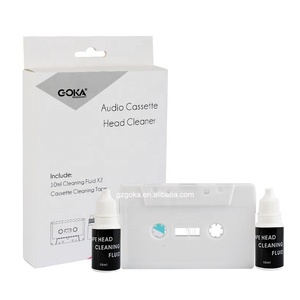 Nouvel arrivage : Nettoyant pour têtes de <span class=keywords><strong>cassette</strong></span> audio avec 2 liquides de nettoyage - Product Image 1