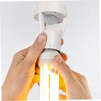 Bombilla Infrarroja E27 para Garaje, Bombilla con Sensor de Movimiento PIR para Sótano, Adaptador de Bombilla, Sensor de Luz, Portalámparas con Sensor de Movimiento, Venta al por Mayor de Fábrica