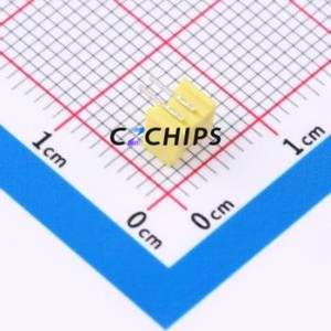 W1251100-2PY2123 Wire-to-Board Pin Header Bent Lead Through Hole,P=1.25mm 1x2P 1.25mm Right Angle Insert PicoBlade (MX 1.25) - Product Image 2